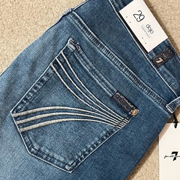 Seven for all Mankind Dojo Denim Jeans Size 29 - Picture 3 of 6